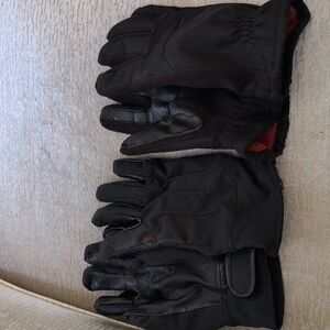 Elegant Black Men's Gloves 2 Pairs